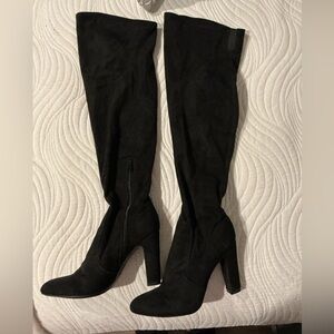 Black Over-the-Knee Boots